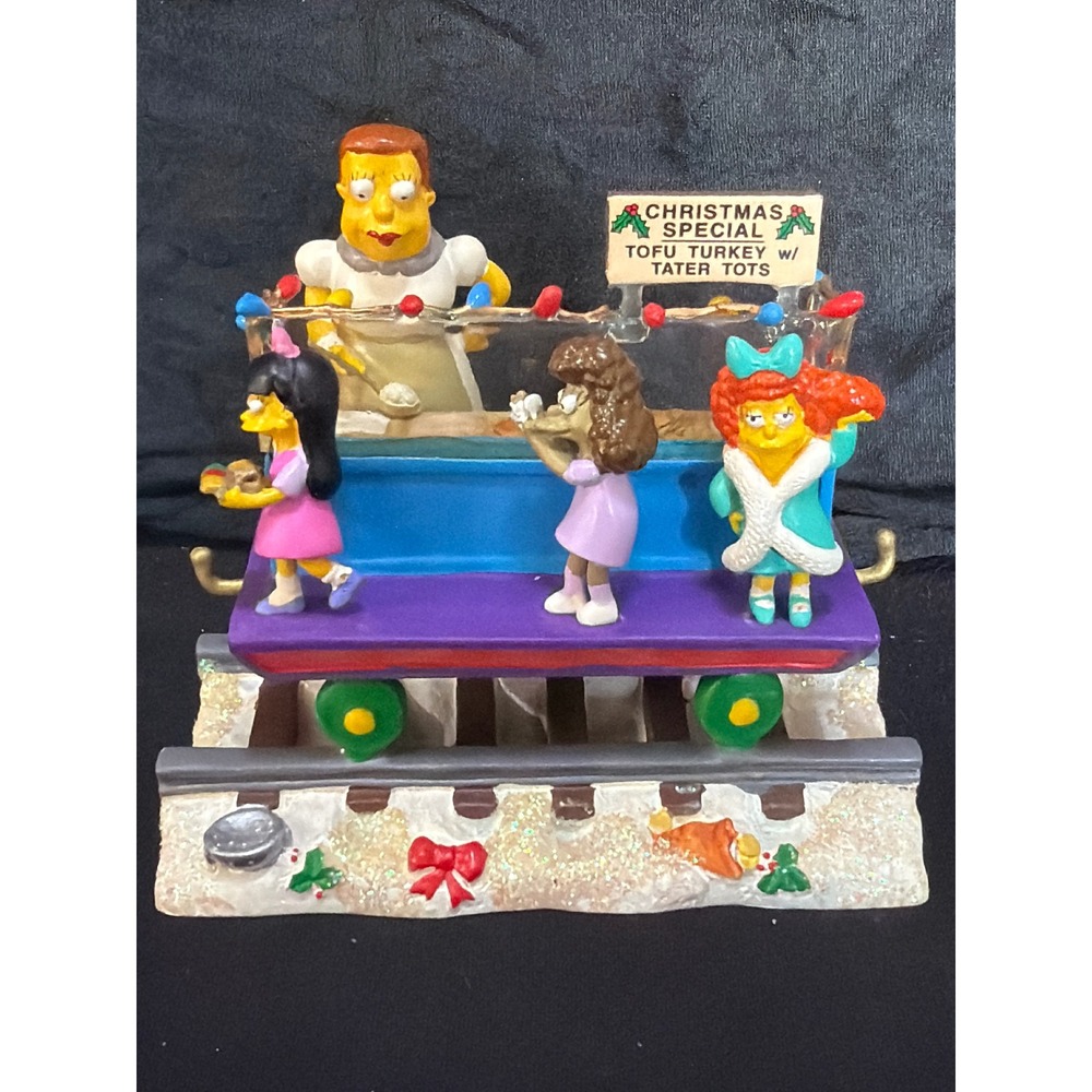 The Simpsons Christmas Express "Servin Up Christmas Cheer"Hamilton Collection 05